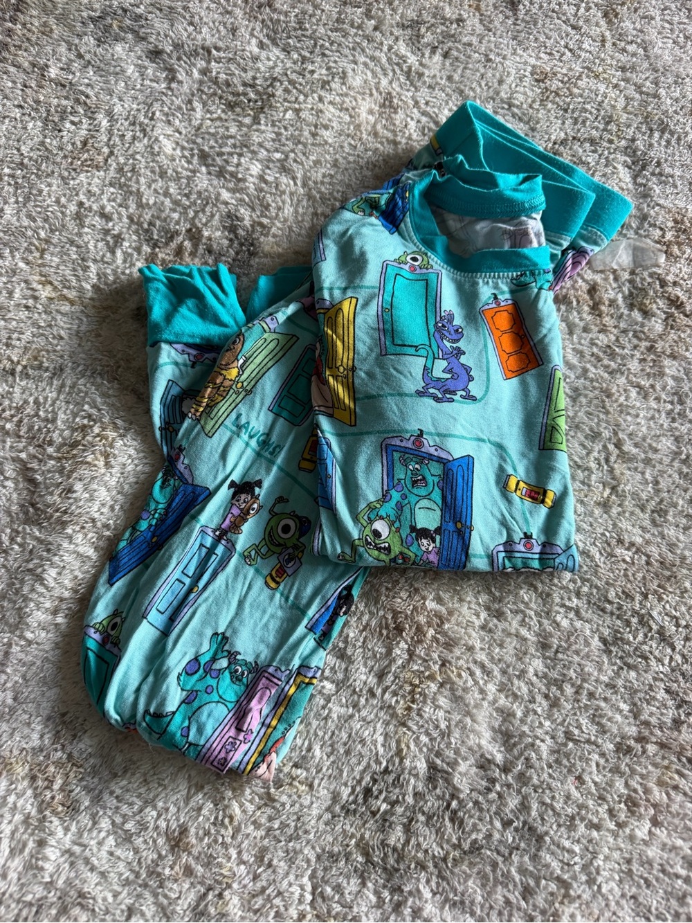 Monster Inc Print Pajama Set little sleepies